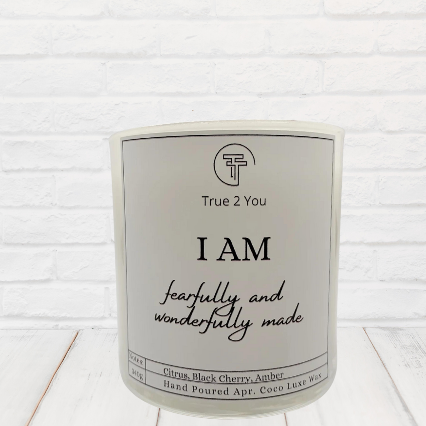 I Am Fearfully & Wonderfully Made (10oz) Hand Poured Candle