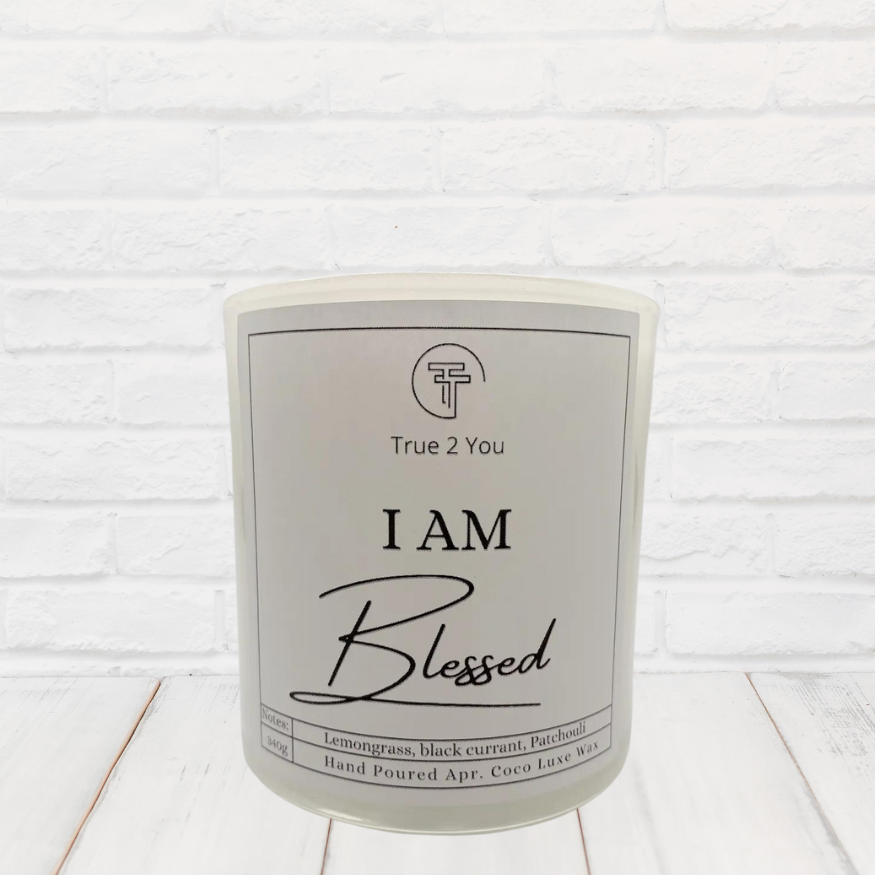 I Am Blessed (10oz) Hand Poured Candle